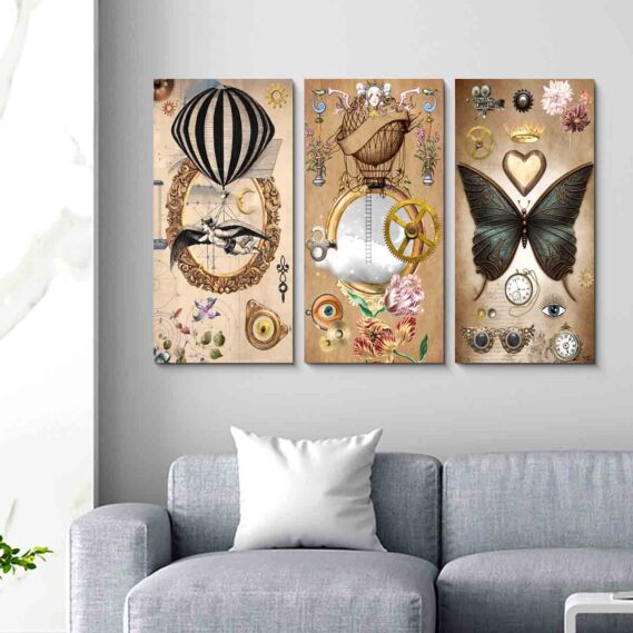 Abstract Wall Art Wall Decor for Balcony Size (24X36 Inches)