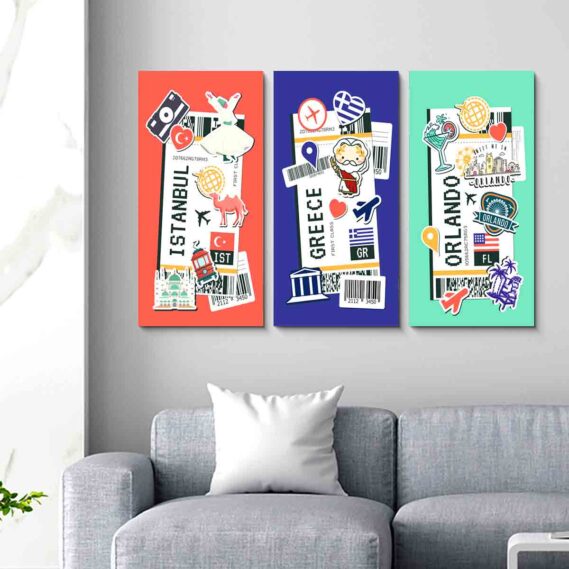 Abstract Wall Art Wall Decor for Kitchen Size (24X36 Inches)