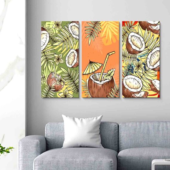 Abstract Wall Decor Beautiful Wall Painting for Home Decoration Size (24X36 Inches)