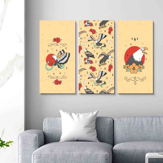 Abstract Wall Art Wall Decor for Study Room Size (24X36 Inches)