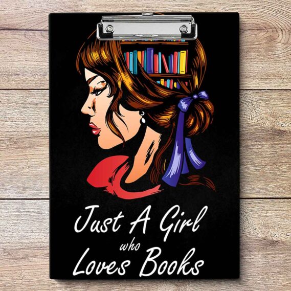 Books Writing Board Clipboard With Metal Clip (Size 9x12 in)