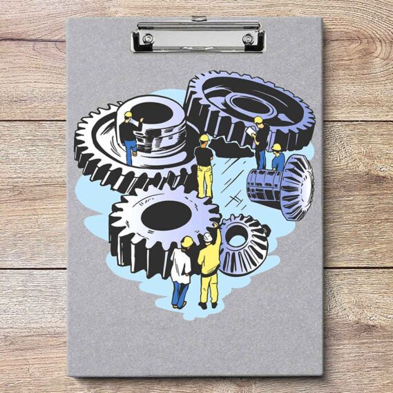 Engineer Document Holder Waterproof Clipboard (Size 9x12 in)