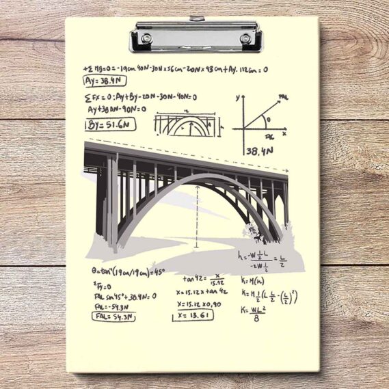 Maths Writing Board Cardboard Writing Pad (Size 9x12 in)
