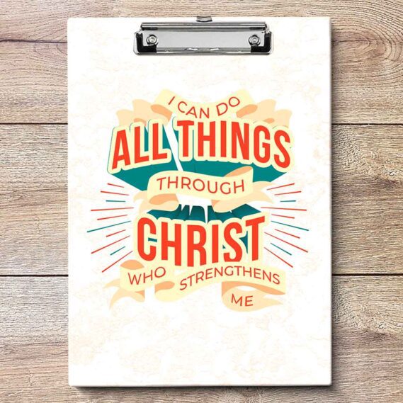 Motivation Writing Surface Colorful Clipboard For Students (Size 9x12 in)