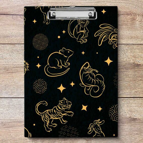 Zodiac Document Holder Writing Pads For Organization (Size 9x12 in)