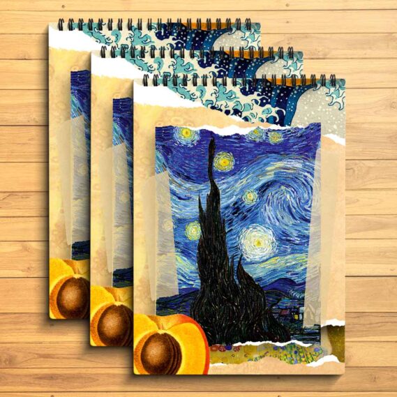 Sketch Book Drawing Pad for Artists (Size A3 / Wooden)