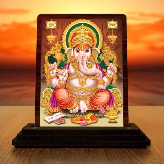 wooden Ganeshji idol for worship