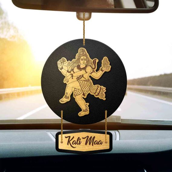 Kali Mata Car Ornament for Protection Mahakali Car Pendant for Spirituality (Size 5x3 in)