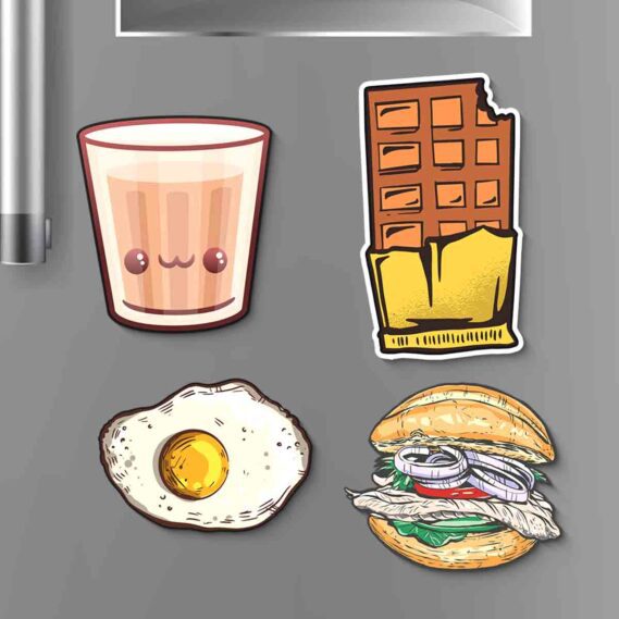 Funny food fridge magnets