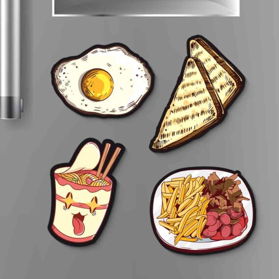 Snack magnet decorations