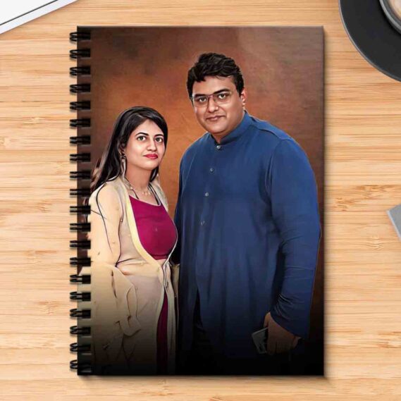 Custom Notebook for Business Notepad for Girls (Size A5 / 5.8 x 8.3 in)